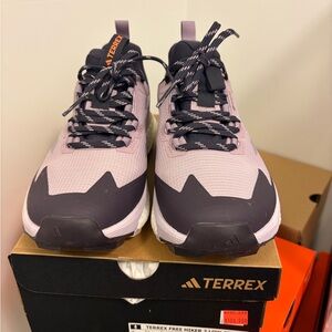 Adidas Terrex Hiker Shoes in Purple and Black